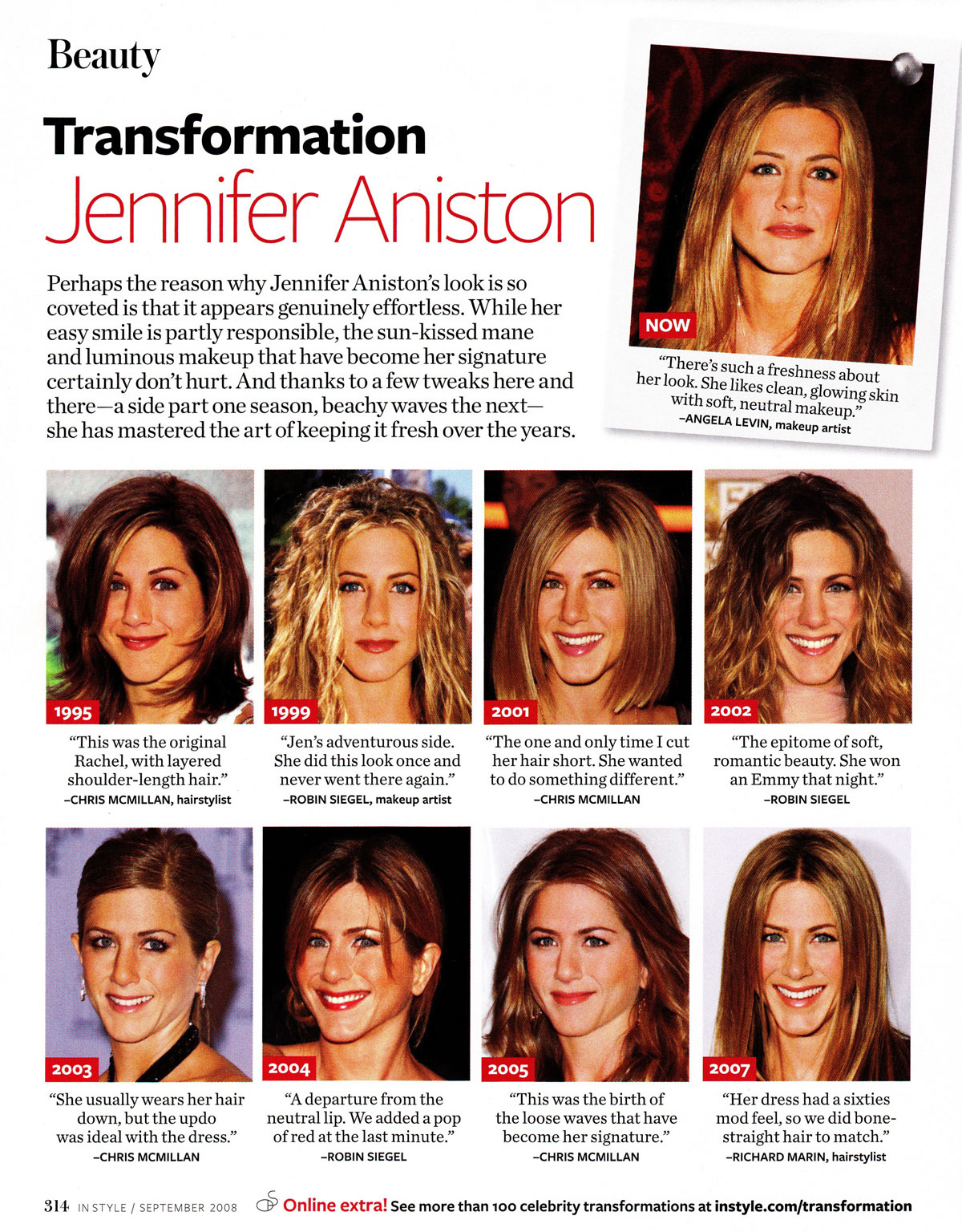 InStyle Transformation | Jennifer Aniston