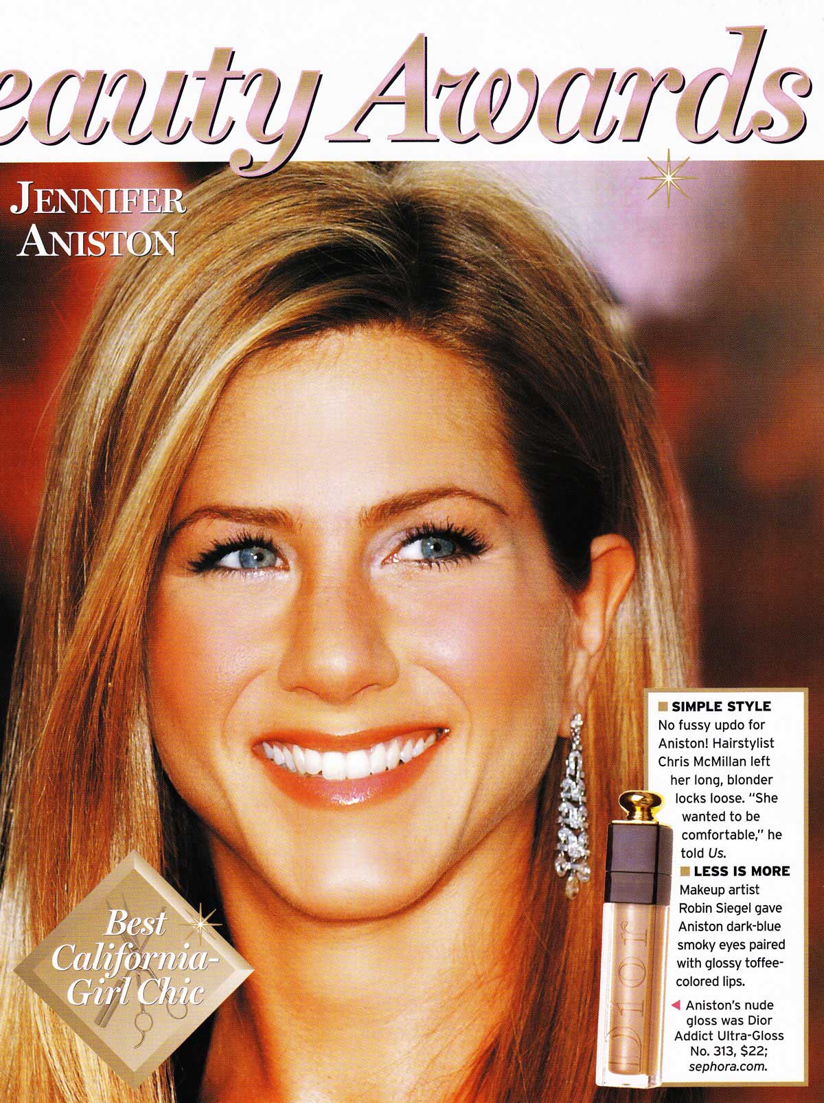 Jennifer Aniston Robin Siegel Beauty